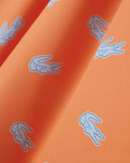 Lacoste Mid Lenght Crocodile Print Swim Trunks
