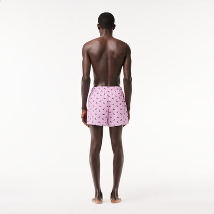 Lacoste Crocodile Print Swim Trunks MH7188 // GELATO IU9