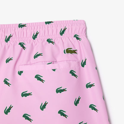 Lacoste Crocodile Print Swim Trunks MH7188 // GELATO IU9