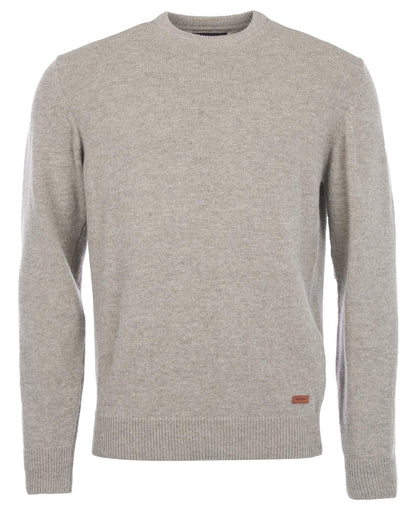 Barbour Essential Crew-Neck Jumper MKN0584ST51 // STONE