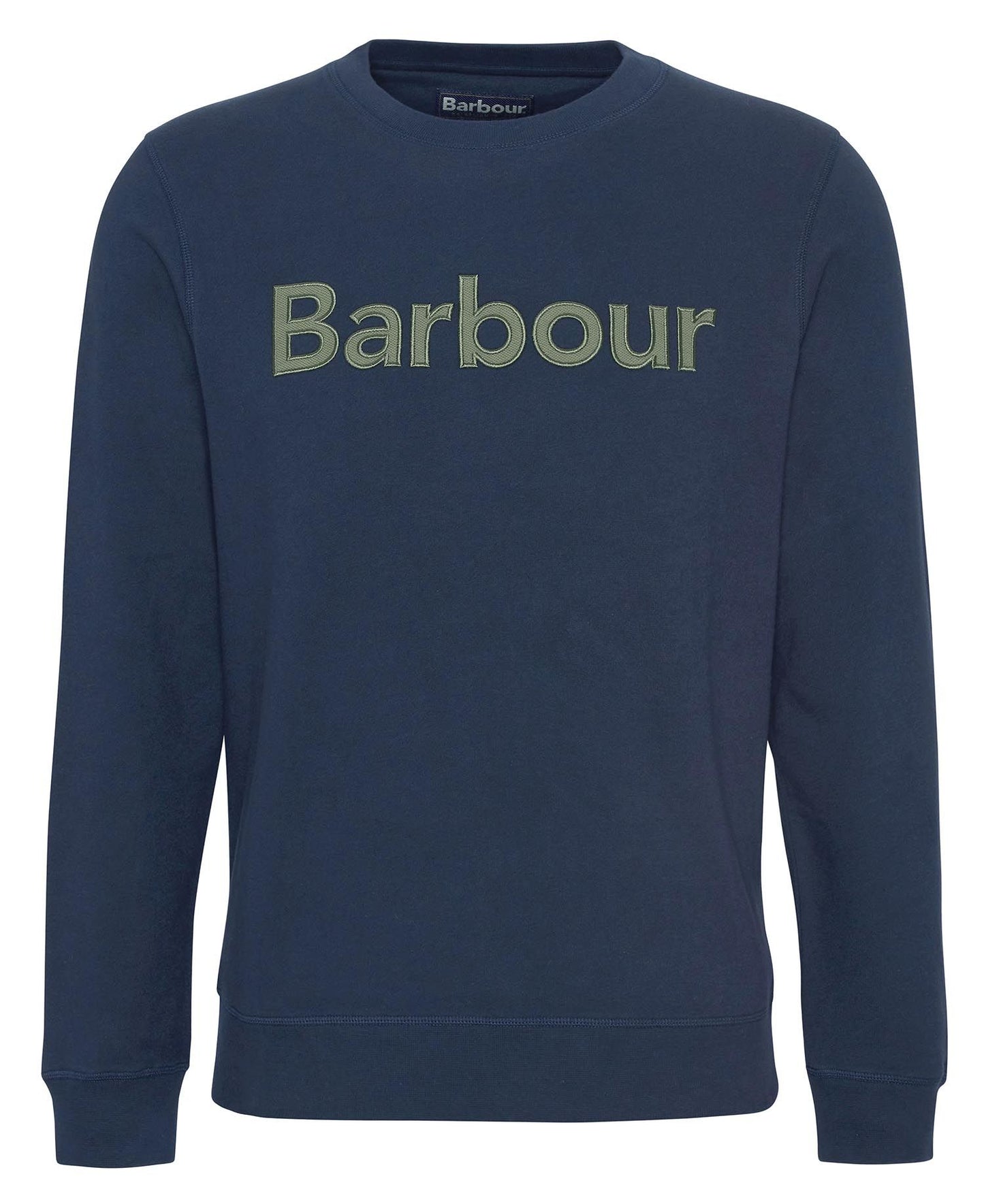 Barbour Pique Logo Sweatshirt MOL0670 // NAVY NY91