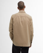 Barbour Washed Cotton Overshirt // WASHED STONE ST17