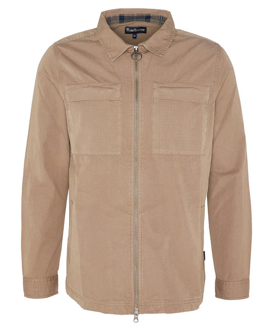 Barbour Glendale Overshirt // MILITÄRBRUN