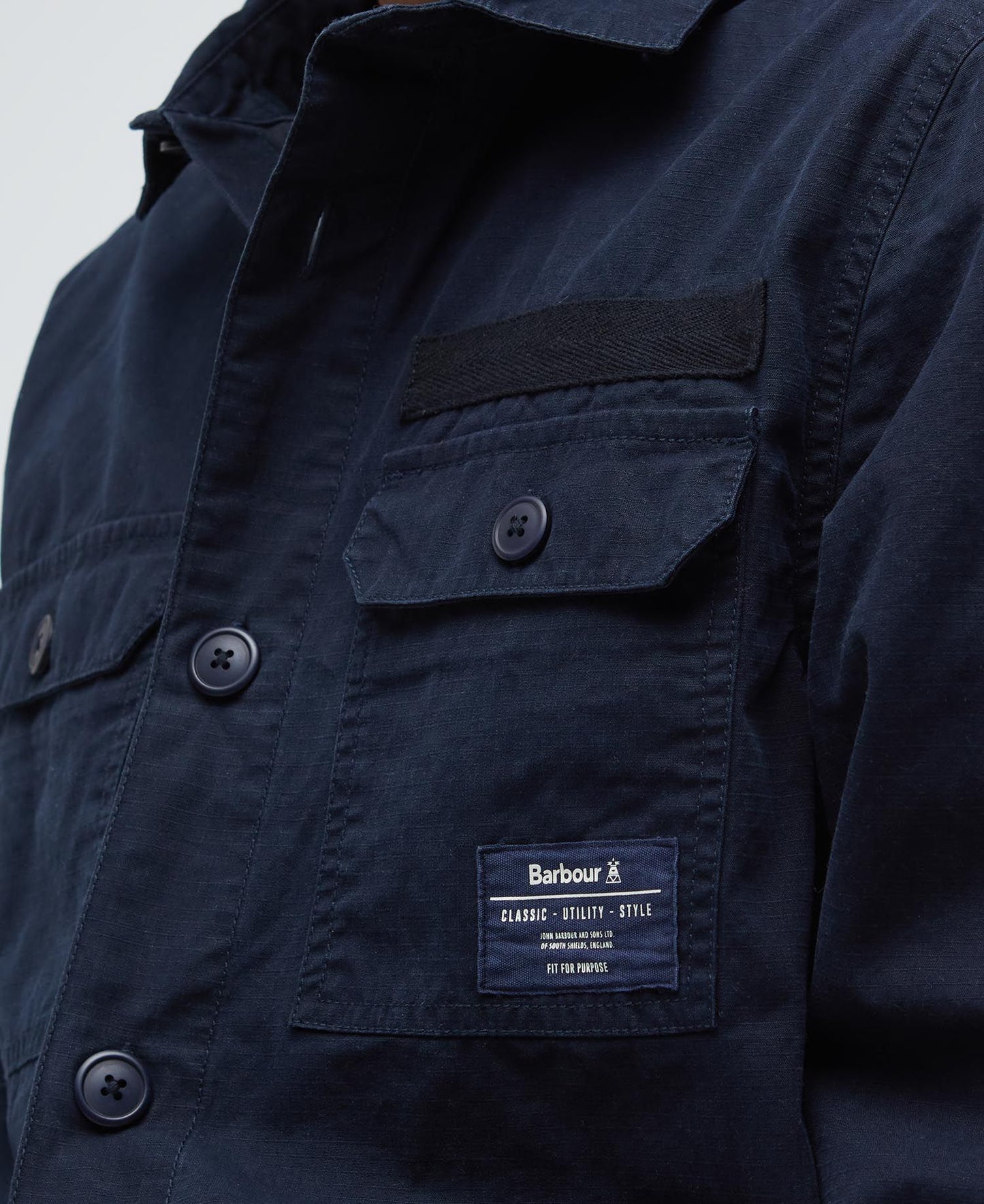 Barbour Bidlam Overshirt MOS0368 // NAVY NY91