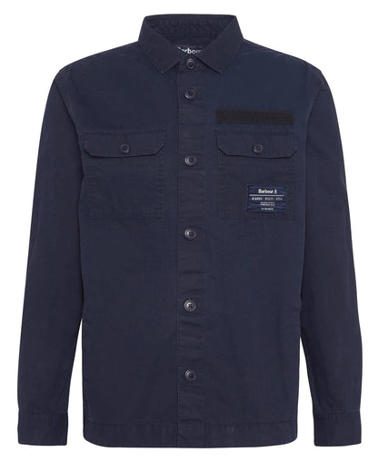 Barbour Bidlam Overshirt MOS0368 // NAVY NY91