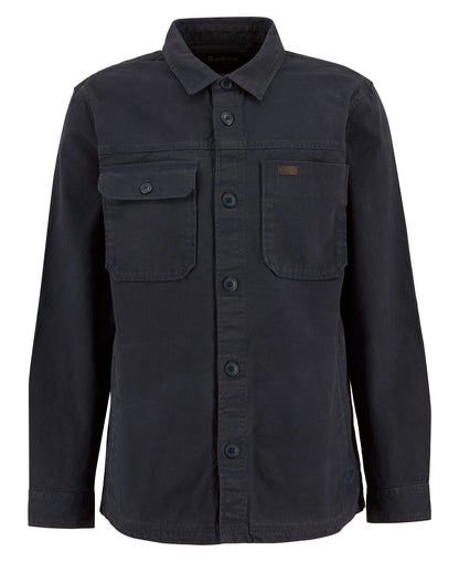 Barbour Lingfield Canvas Overshirt // NAVY NY91