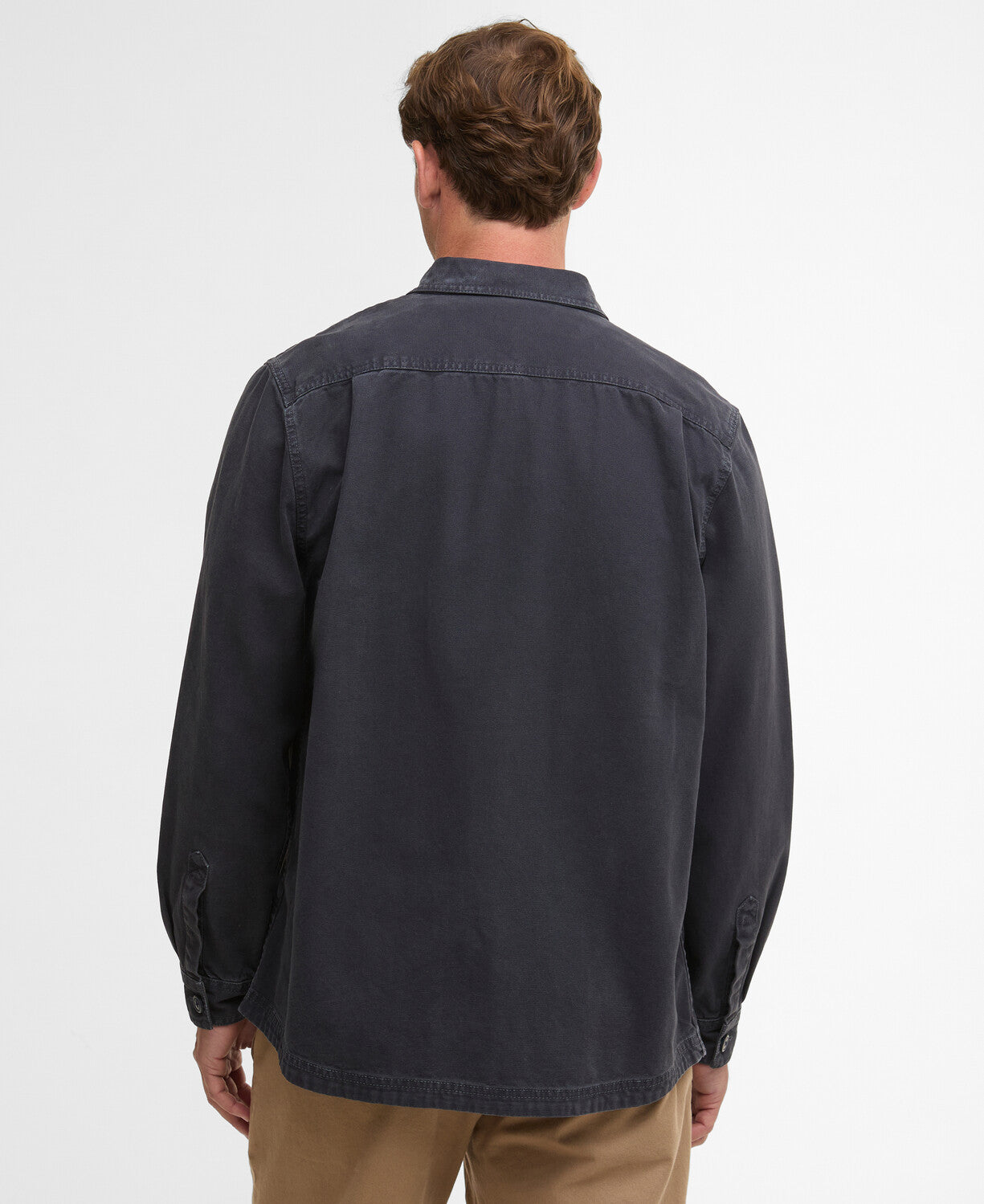 Barbour Lingfield Canvas Overshirt // NAVY NY91
