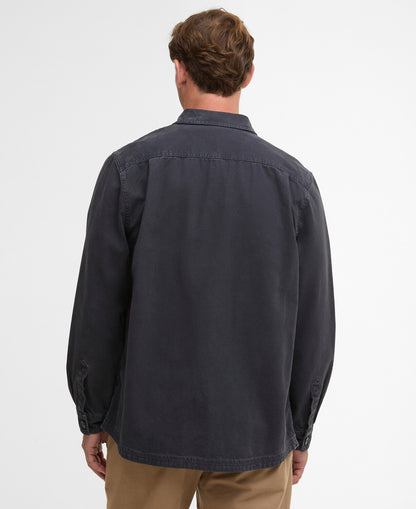 Barbour Lingfield Canvas Overshirt // NAVY NY91