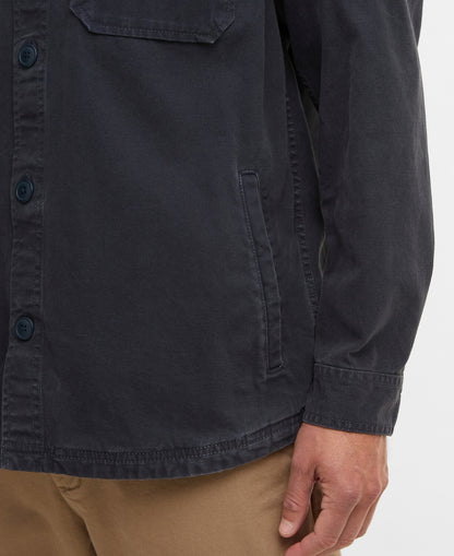 Barbour Lingfield Canvas Overshirt // NAVY NY91