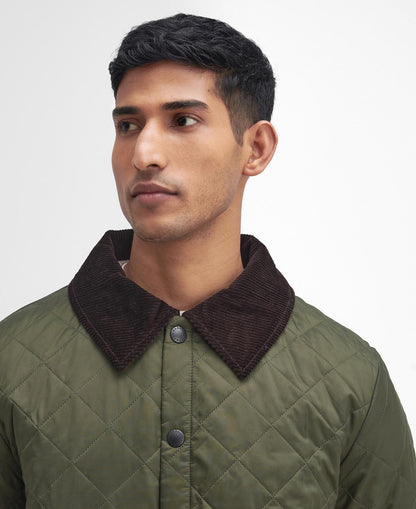 Barbour Heritage Liddesdale Quilted Jacket // OLIVE