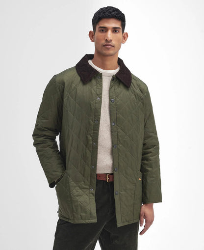 Barbour Heritage Liddesdale Quilted Jacket // OLIVE