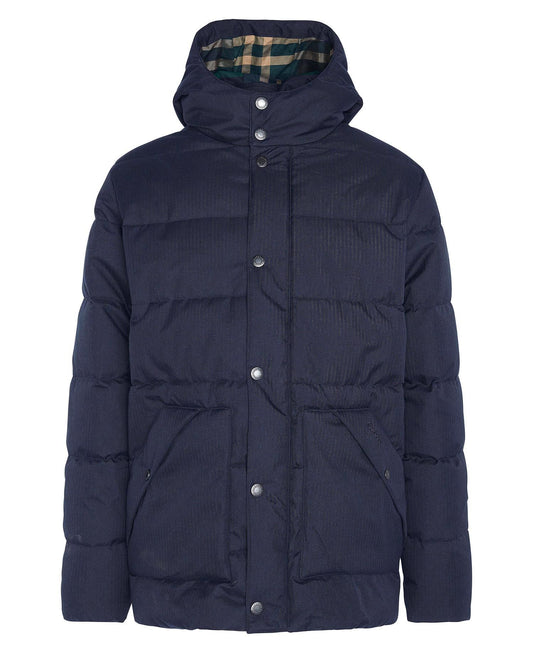 Barbour Brampton Puffer Jacket // NAVY