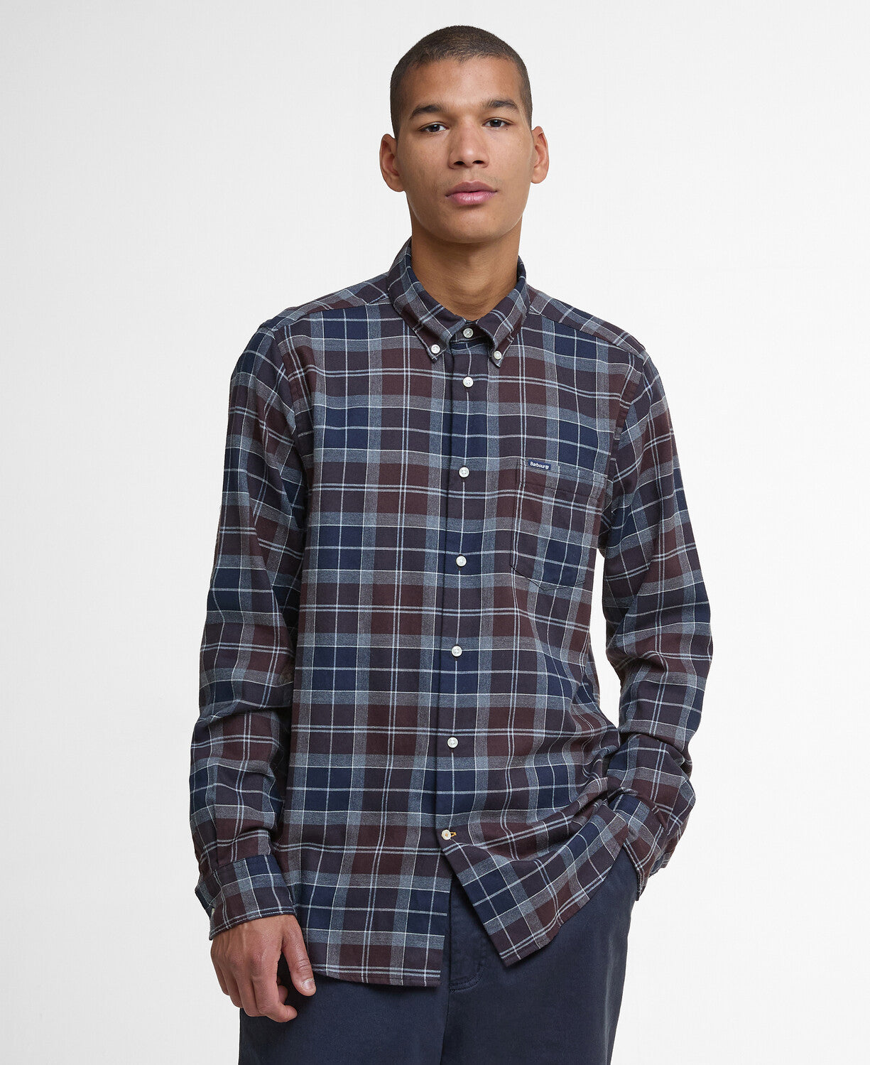 Barbour Fortrose TF Shirt // MIDNIGHT OAK TARTAN TN38