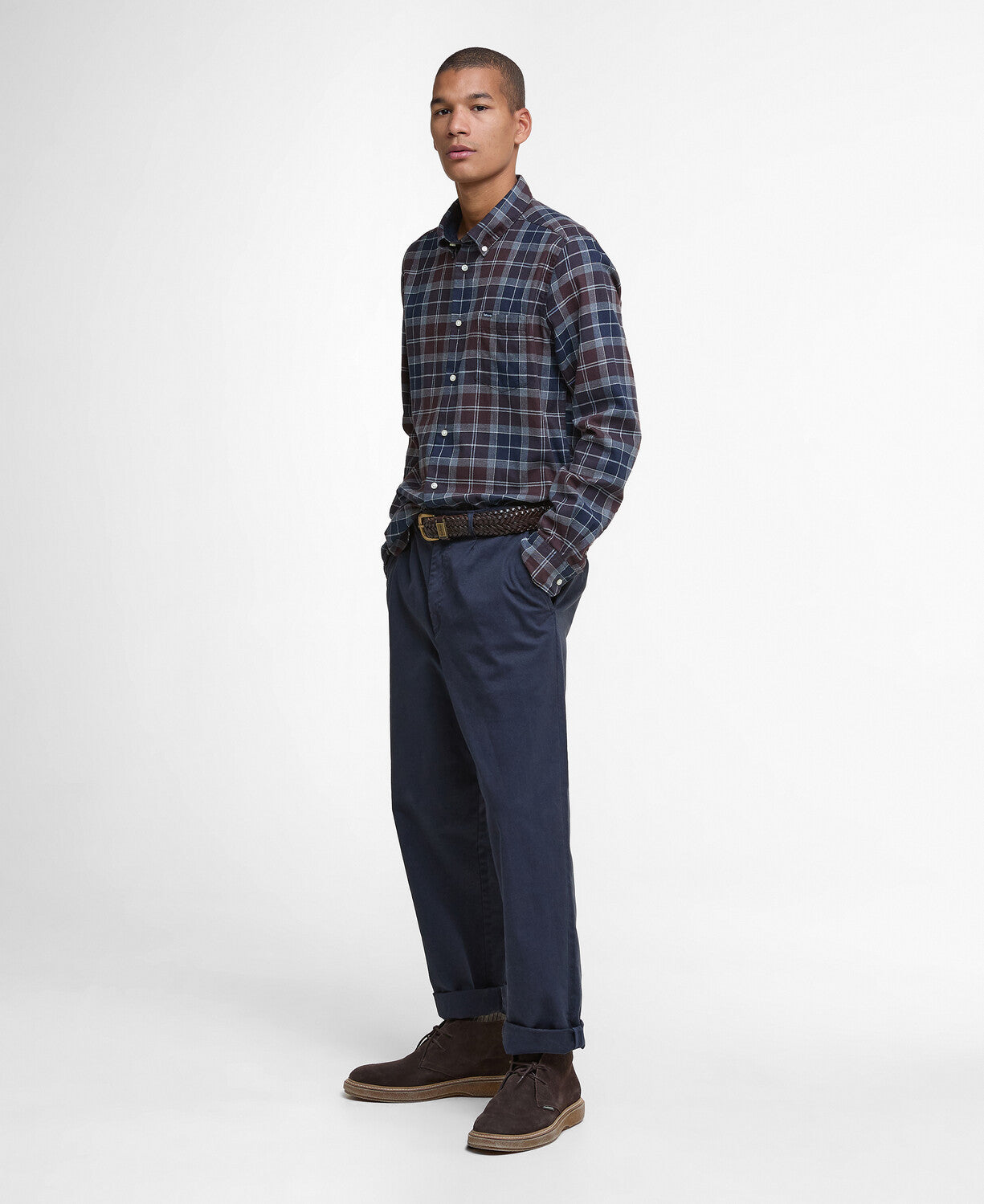 Barbour Fortrose TF Shirt // MIDNIGHT OAK TARTAN TN38