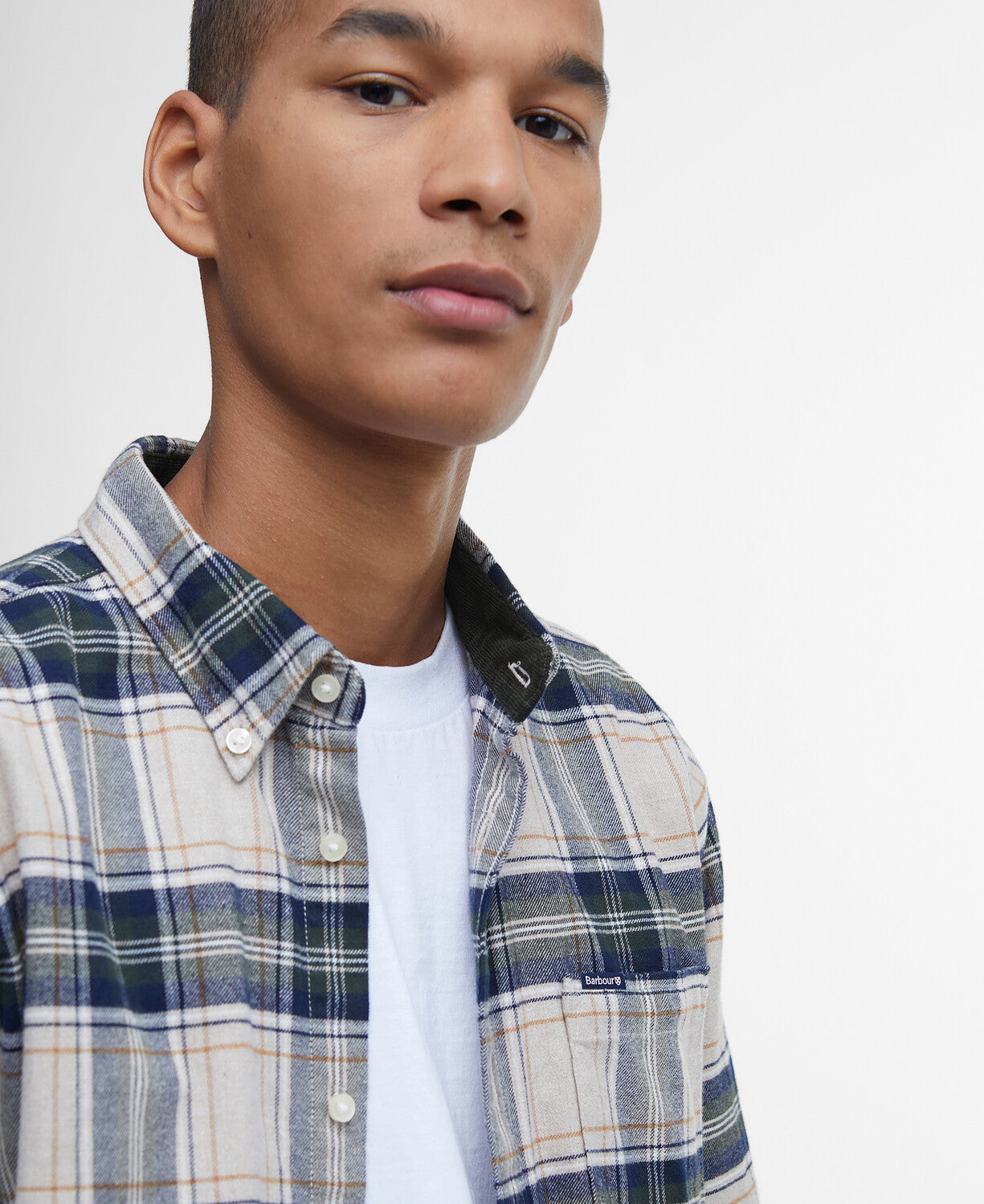 Barbour Betsom Tailored LS Shirt // STONE MARL ST39