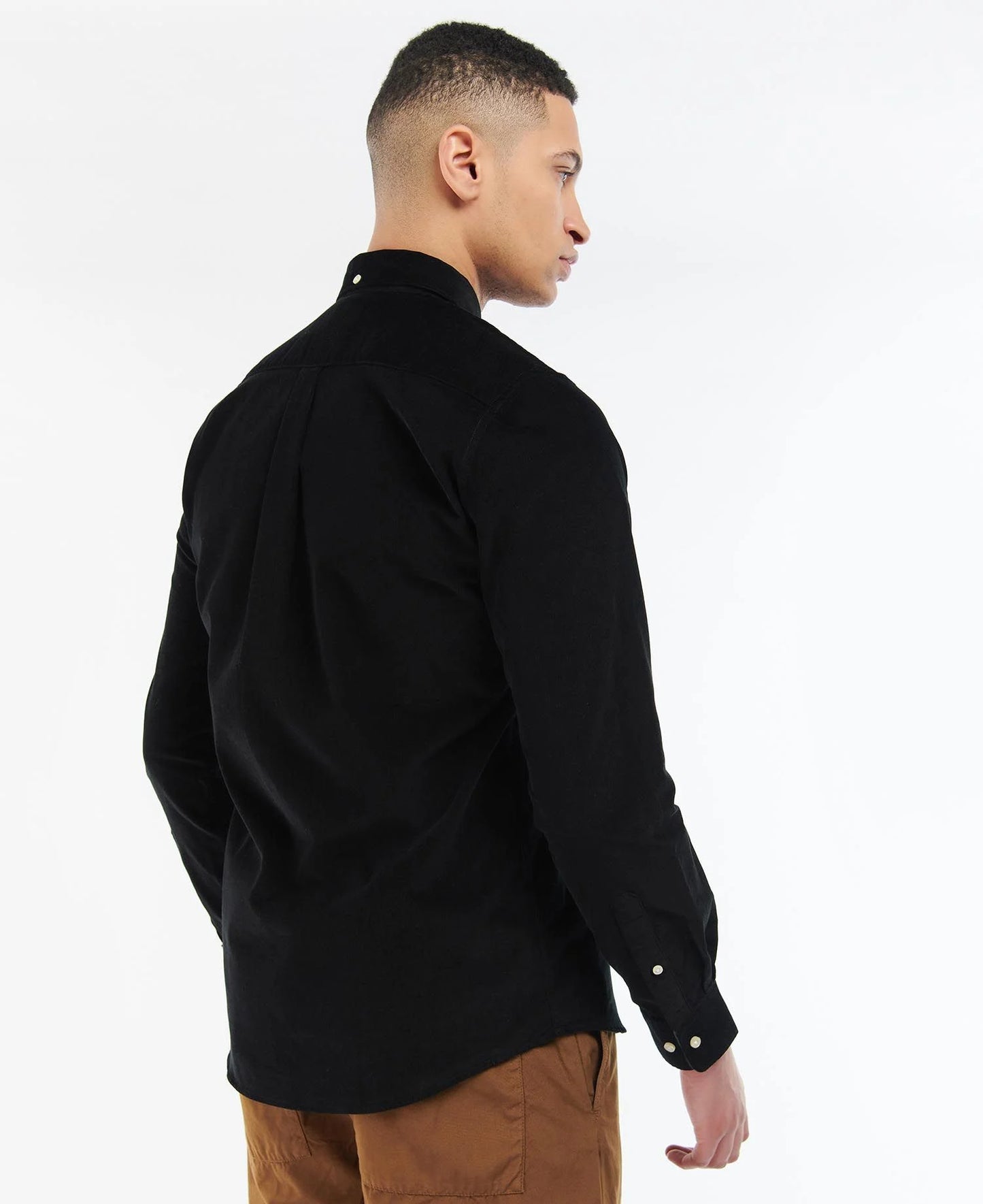 Barbour Ramsey Tailored Fit Shirt // BLACK