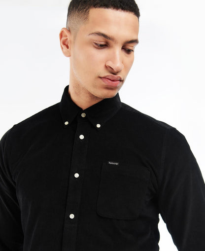 Barbour Ramsey Tailored Fit Shirt // BLACK