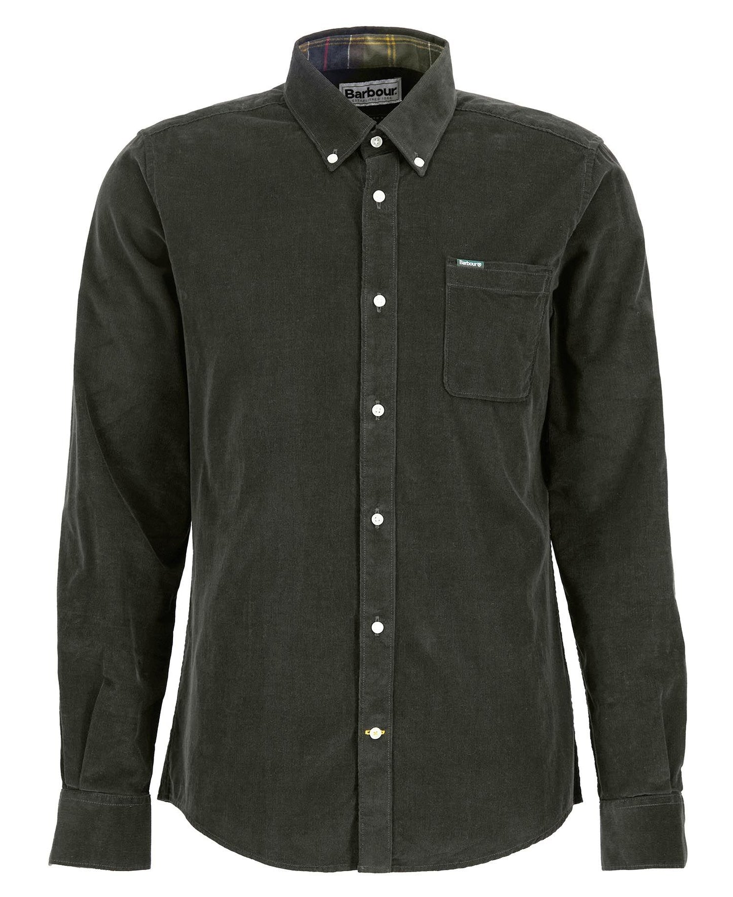 Barbour Ramsey Tailored Fit Shirt // FOREST GREEN