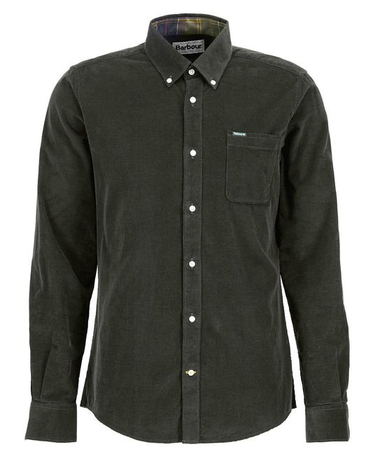 Barbour Ramsey Tailored Fit Shirt // FOREST GREEN