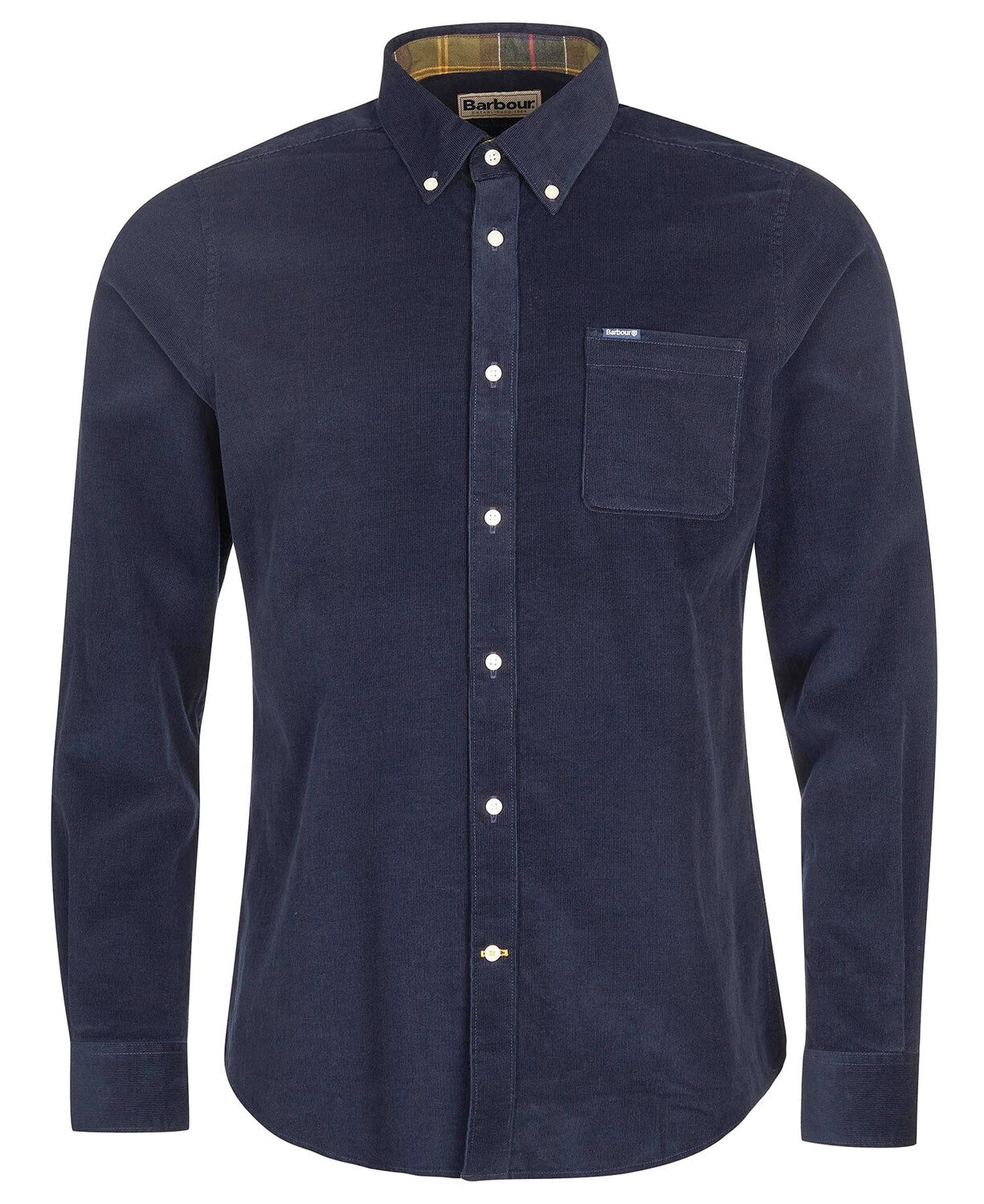 Barbour Ramsey Tailored Cord Shirt // NAVY NY91
