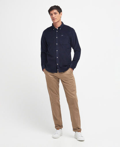 Barbour Ramsey Tailored Cord Shirt // NAVY NY91