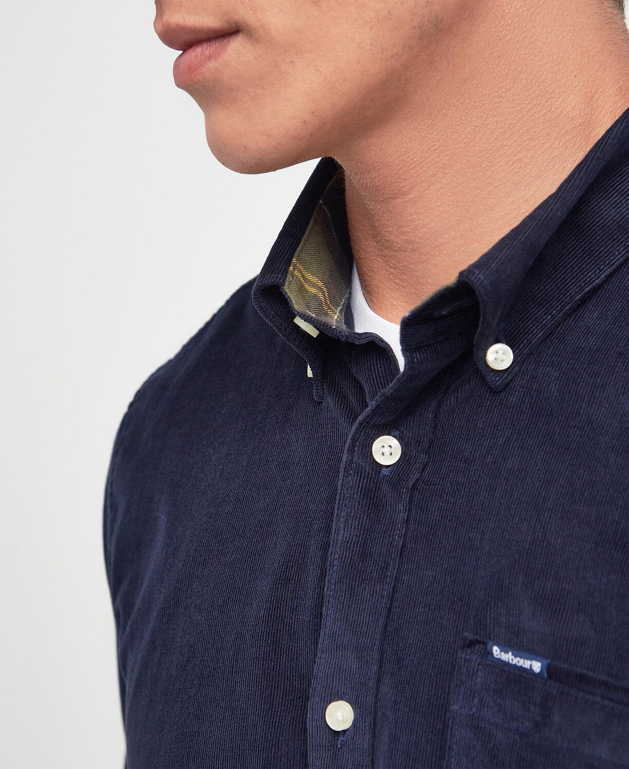 Barbour Ramsey Tailored Cord Shirt // NAVY NY91