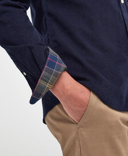 Barbour Ramsey Tailored Cord Shirt // NAVY NY91