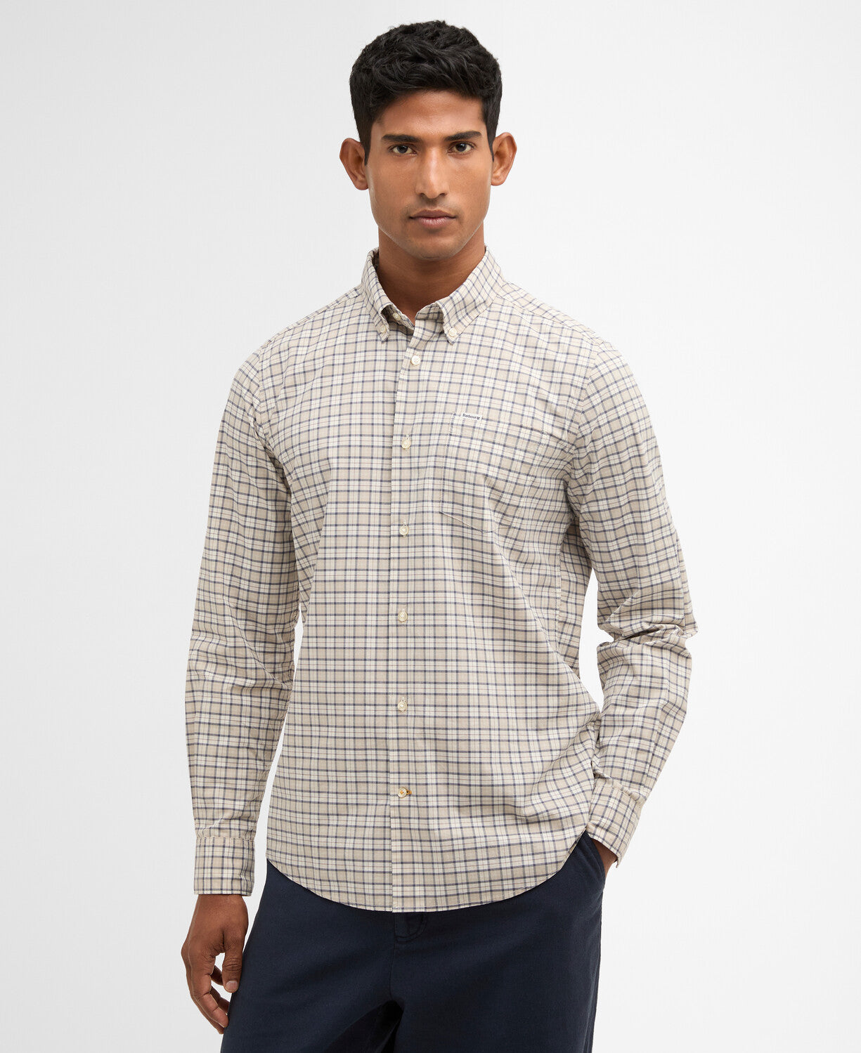 Barbour Lomond Tailored Long-Sleeved Shirt // OBAN MIST TARTAN TN41