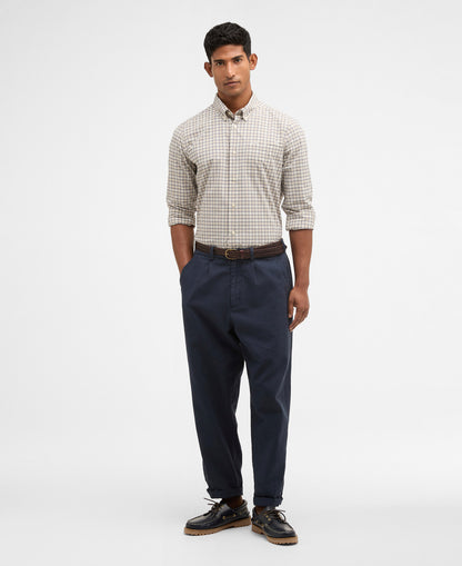 Barbour Lomond Tailored Long-Sleeved Shirt // OBAN MIST TARTAN TN41