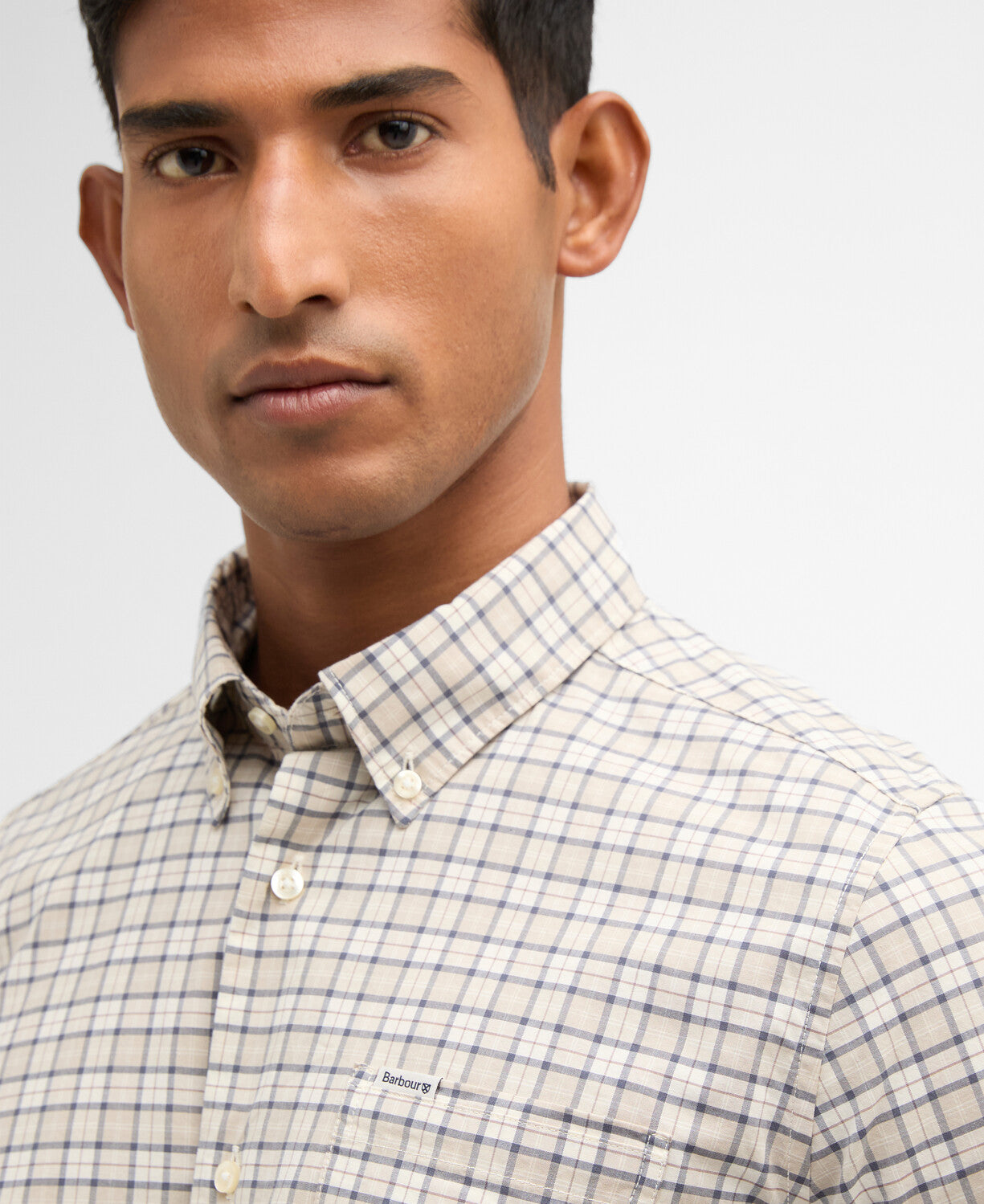 Barbour Lomond Tailored Long-Sleeved Shirt // OBAN MIST TARTAN TN41