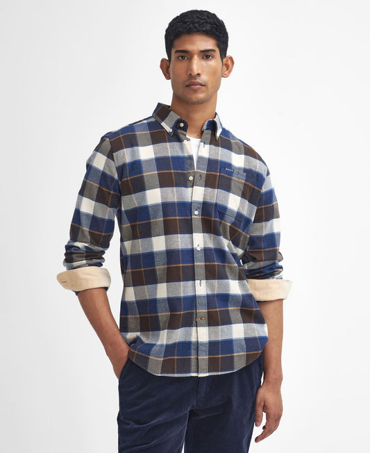 Barbour Valley Tailored Shirt // ECRU
