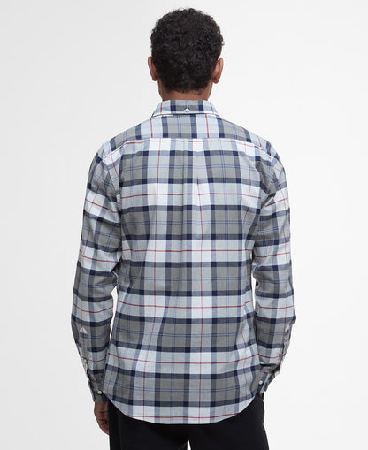 Barbour Lewis Long-Sleeved Shirt MSH5070 // BLEACHED PINE TARTAN TN40