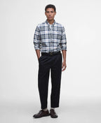Barbour Lewis Long-Sleeved Shirt MSH5070 // BLEACHED PINE TARTAN TN40