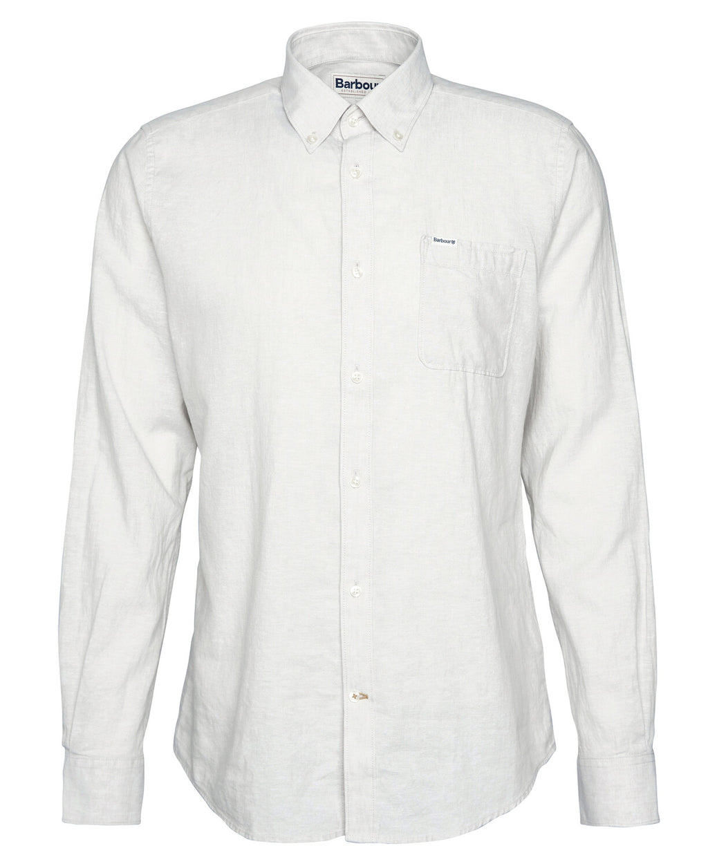 Barbour Nelson Tailored LS Shirt // MIST BE12