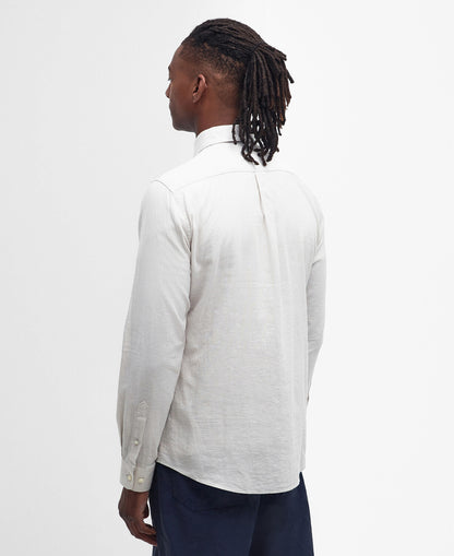Barbour Nelson Tailored LS Shirt // MIST BE12