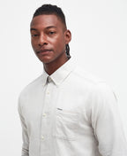 Barbour Nelson Tailored LS Shirt // MIST BE12