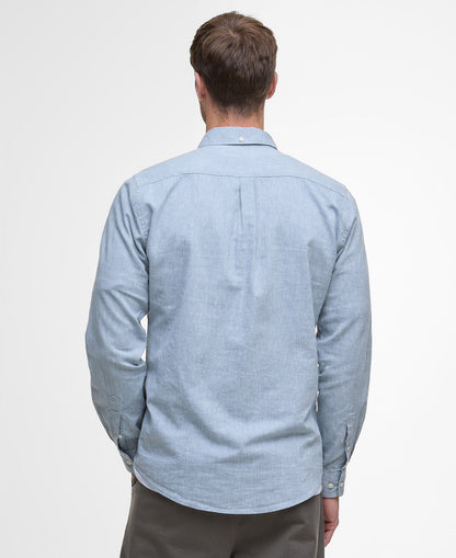 Barbour Nelson Tailores LS Shirt // LEAD BLUE BU23