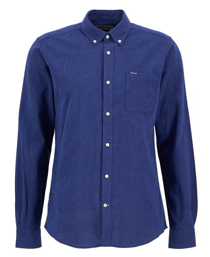 Barbour Nelson Tailored LS Shirt // INDIGO IN32