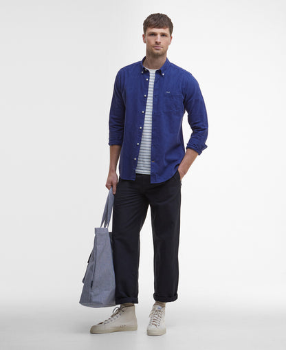 Barbour Nelson Tailored LS Shirt // INDIGO IN32