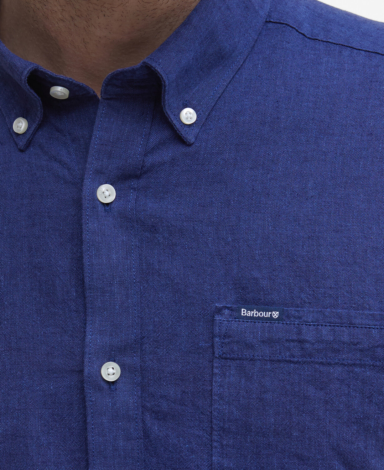 Barbour Nelson Tailored LS Shirt // INDIGO IN32
