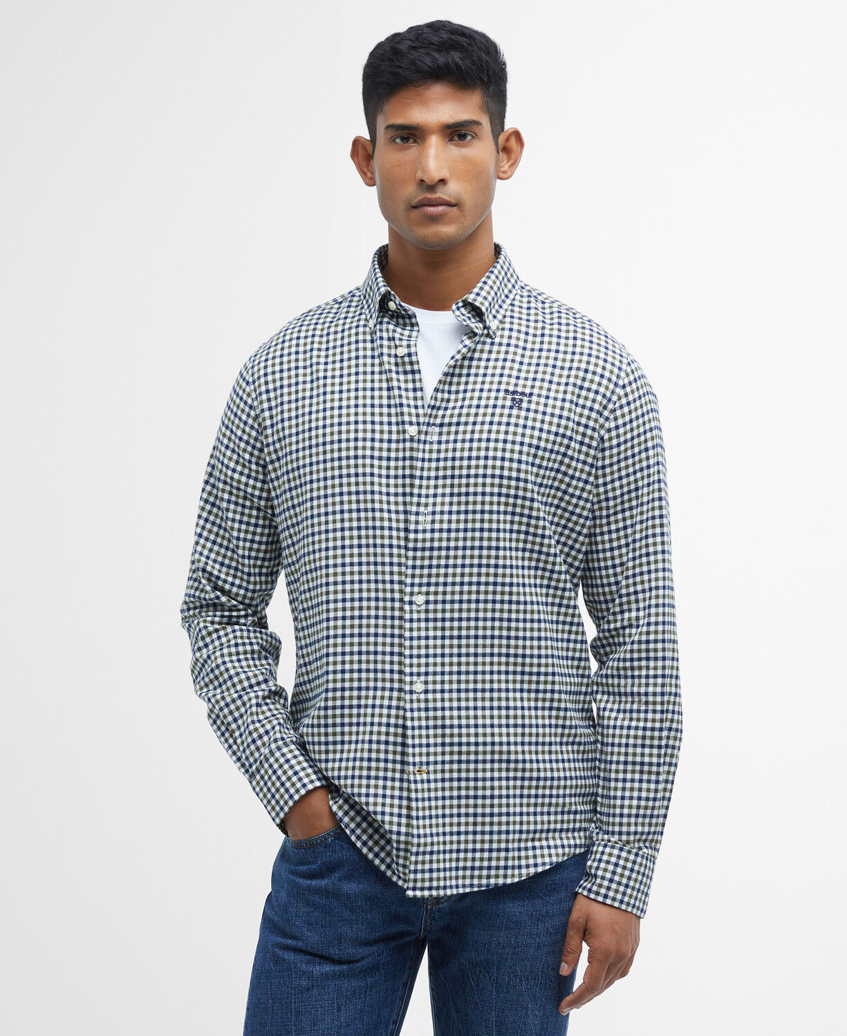 Barbour Finkle Tailored Shirt // OLIVE OL51