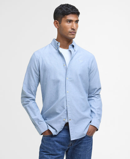 Barbour Oxford Tailored Long-Sleeved Shirt // MIDNIGHT BL92