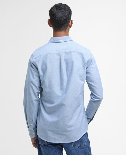 Barbour Oxford Tailored Long-Sleeved Shirt // MIDNIGHT BL92