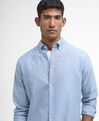 Barbour Oxford Tailored Long-Sleeved Shirt // MIDNIGHT BL92