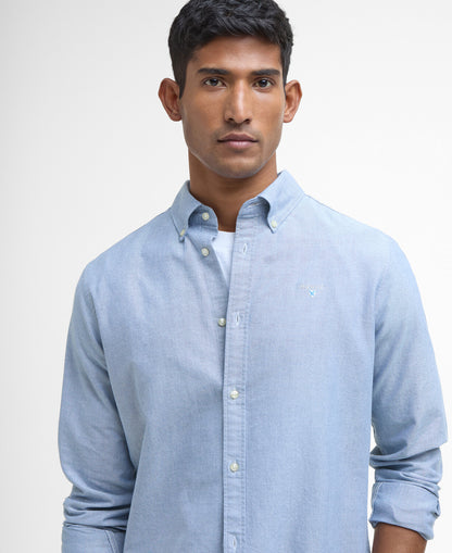 Barbour Oxford Tailored Long-Sleeved Shirt // MIDNIGHT BL92
