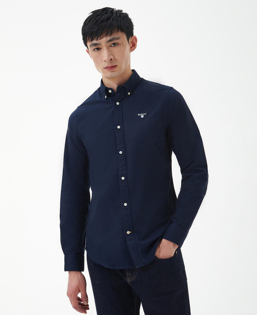 Barbour Oxtown TF LS Shirt // NAVY