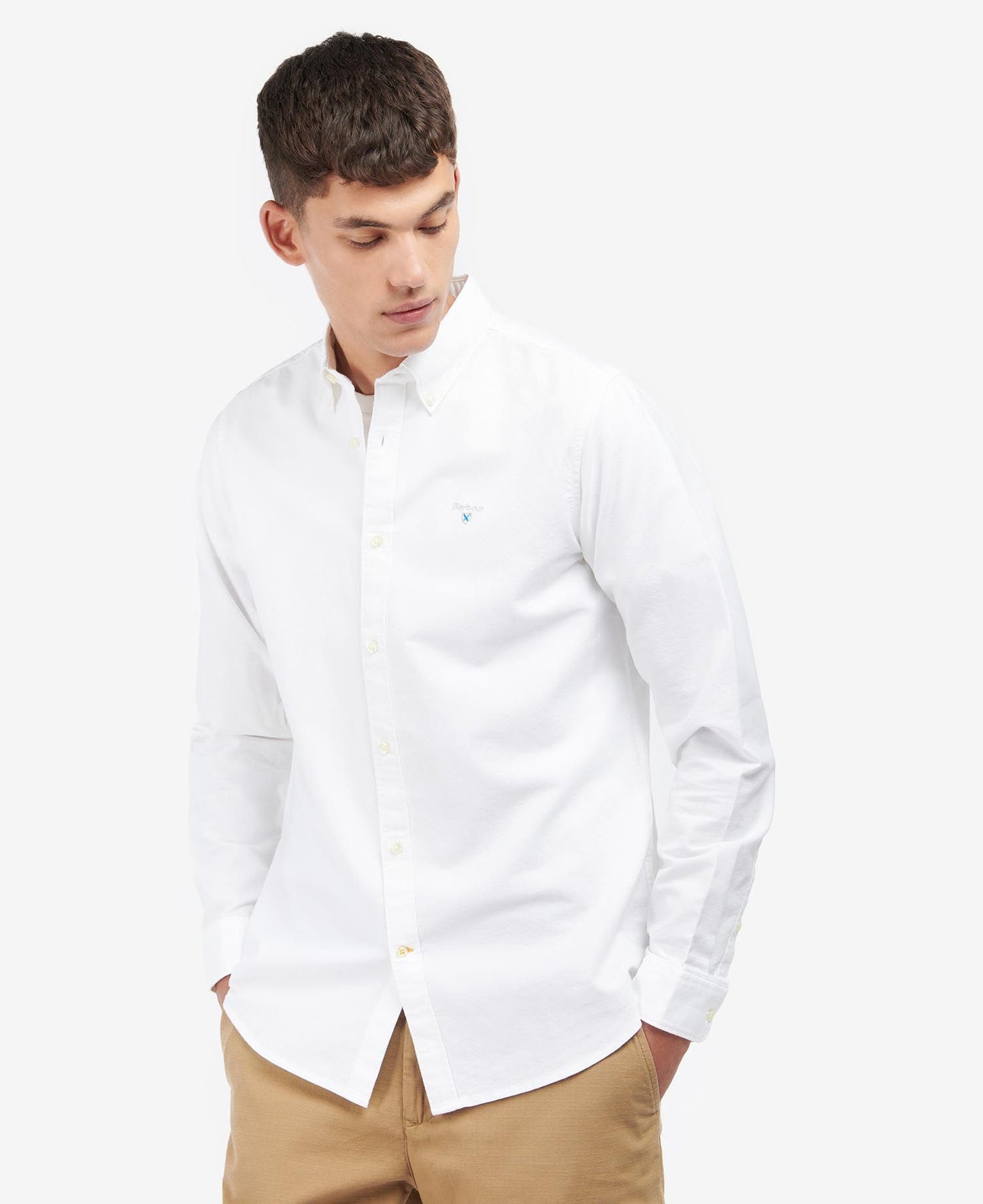 Barbour Oxtown TF LS Shirt // WHITE