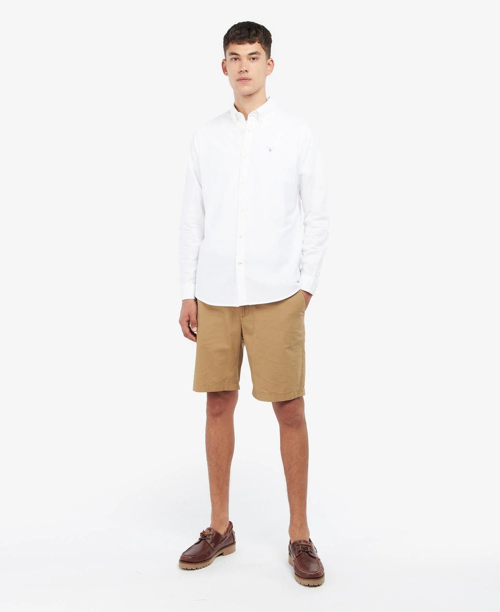 Barbour Oxtown Long-Sleeved Shirt MSH5301 // WHITE WH11