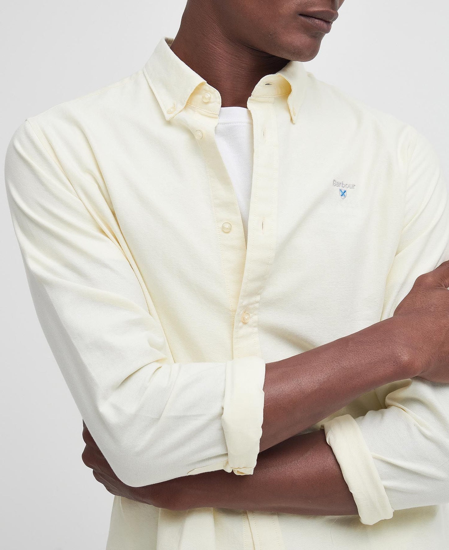 Barbour Oxtown TF LS Shirt // LEMON