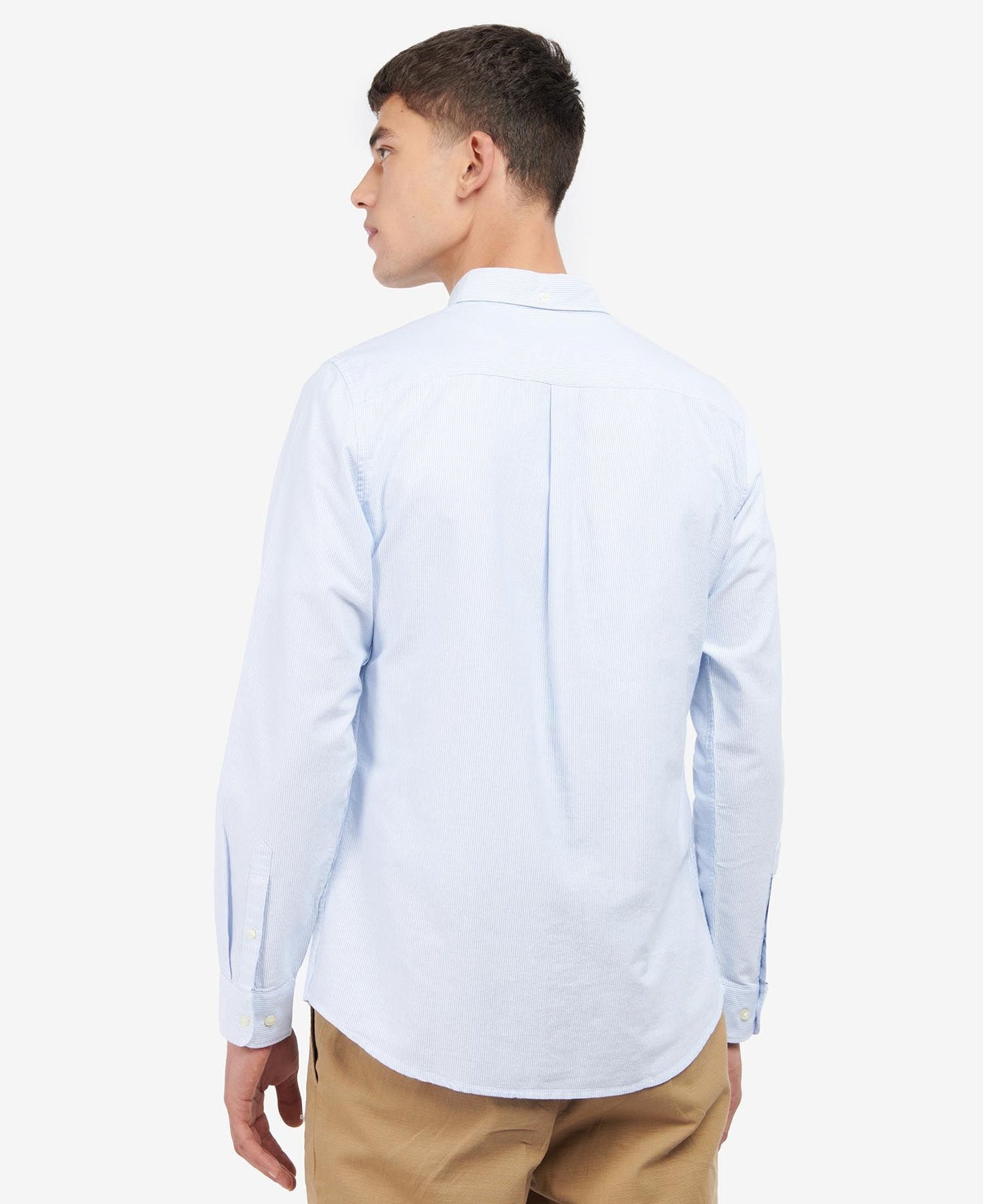 Barbour P.Stripe Oxtown TF LS Shirt // SKY BLUE